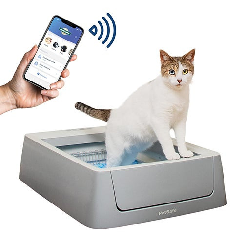 ScoopFree Crystal Smart Self-Cleaning Litter Box