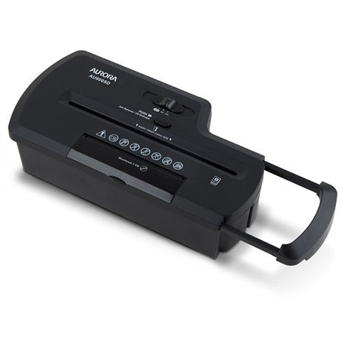 8 Sheet Strip Cut Paper/CD/Credit Card Shredder w/o Basket