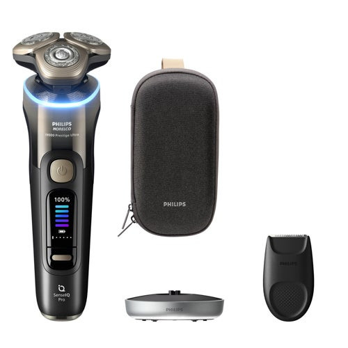 i9000 Prestige Ultra Wet & Dry Electric Shaver w/ SenseIQ Pro