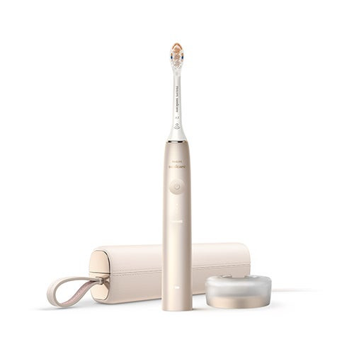 9900 Prestige Power Toothbrush w/ Sense IQ Champagne