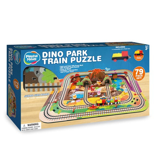 Dino Park Train Puzzle Deluxe Ages 3+ Years