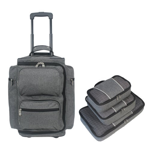 Pocket Cruiser 20" Wheeled Duffel w/ 3pc Packing Cubes