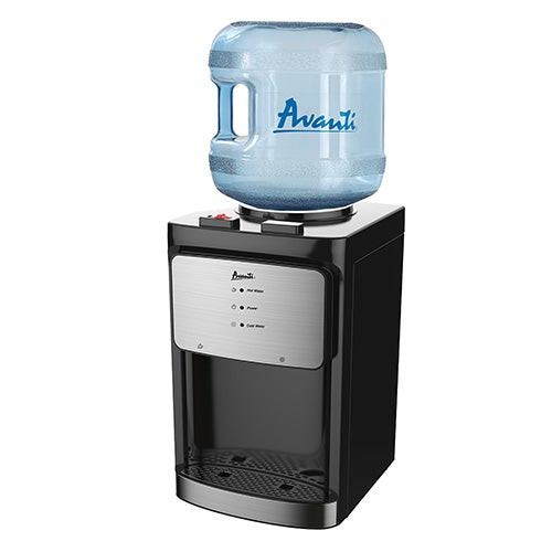 Countertop Thermoelectric Hot & Cold Water Dispenser Black/Stainless