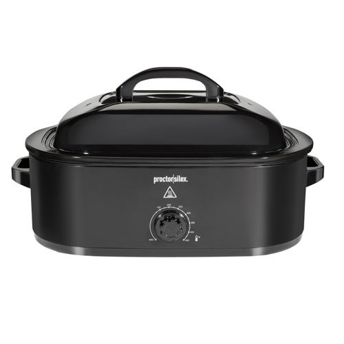 18qt Electric Roaster Oven Black
