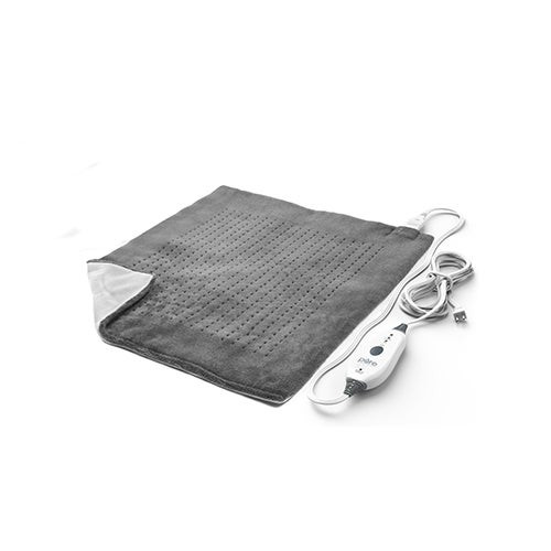 PureRelief Ultra-Wide Electric Heating Pad Gray