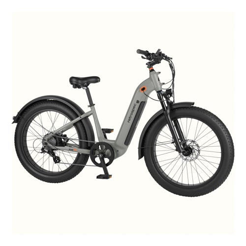 Koa Rev+ 2 Fat Tire Step Through Electric Bike - 16.5" Frame Matte Shale