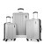 Alliance SE 3pc Hardside Spinner Luggage Set Aluminum Silver