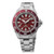 Men's Prospex Diver Sea Automatic Silver-Tone Stainless Steel Watch  Red Dial