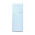 FAB 28 Retro Refrigerator w/ Ice Compartment - Left Hinge Pastel Blue