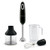 Retro Style Hand Blender w/ Accessories Black