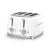 4 Slice 4 Slot Toaster White