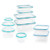 Total Solution 20pc Plastic Food Container Set