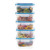 Total Solution 10pc Plastic Square Container Set