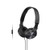 Full Size Stereo Headphones w/ In-line Mic Black