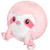 7" Mini Pink Sloth Squishable Plush Ages 3+ Years