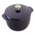 1.5qt Cast Iron Petite French Oven Dark Blue