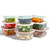 18pc Signature Glass Food Storage Set Desert Sage