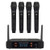 2.4Ghz 4-Channel Wireless Microphone System w/ 4 Microphones