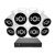AdvancedX 4K NVR Security System - 1TB w/ 8 Spotlight Bullet IP Cameras
