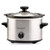 1.5qt Slow Cooker Brushed Stainless Steel