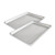 2pc Nonstick Aluminized Steel Half Sheet Baking Pan Set