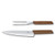 Swiss Modern 2pc Carving Set Walnut