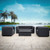 4pc Inflatable Furniture Set Flint Gray