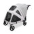 PF Flat Fold Pet Stroller - Large Light Gray