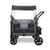W Elite Pro Stroller Wagon - 4-Seater Charcoal Gray