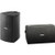 100 Watt Pair Outdoor Speakers Black
