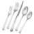 Bellasera 45pc Satin 18/10 Stainless Steel Flatware Set Matte