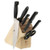 Four Star 8pc Knife Block Set Natural