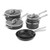 Motion 10pc Aluminum Hard Anodized Ceramic NS Cookware Set