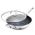 Diamond Bond Hybrid Nonstick Stainless Steel 12" Wok w/ Lid
