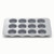 12 Cup Nonstick Ceramic Muffin Pan Gray