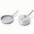 Nonstick Ceramic Minis Duo Cookware Set - Fry Pan & Saucepan Gray