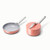 Nonstick Ceramic Minis Duo Cookware Set - Fry Pan & Saucepan Perracotta