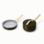 Nonstick Ceramic Minis Duo Cookware Set - Fry Pan & Saucepan Black/Gold