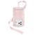 Wavy Waterproof Floating Phone Pouch - Large Ballet Pink Twinkle