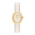 Ladies' Sammy Oval Gold & Chalk Leather Strap Watch  Chalk Dial