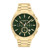 Men's Jackson Chronograph Gold-Tone Stainless Steel Watch  Green Dial