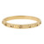 Signature C Gold-Tone Bangle Bracelet