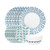 18pc Global Collection Northern Pines Dinnerware Set