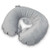 Compact Inflatable Neck Pillow w/ Pouch Gray