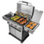 Propel+4 Burner 3-in-1 Gas Grill Griddle & Pizza Oven Black & Stainless Steel