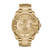 Mens Mega Chief Gold-Tone Stainless Steel Watch Gold Dial
