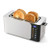 4 Slice Long Slot Toaster w/ SmartToast Digital Touch Screen Black & SS