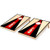 Premium 2ft x 3ft Solid Wood Cornhole Set w/ Bags & Magnetic Scoreboard