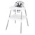Eat & Grow 4-Mode Convertible High Chair Pop Star White