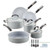 13pc Eco Advantage Healthy Ceramic Nonstick Cookware Set Gray